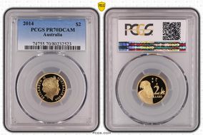 2014 $2 PR70DCAM