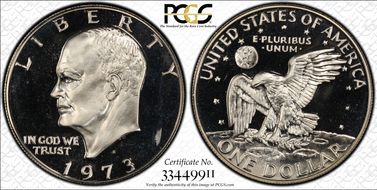 1973-S $1 Silver PR66CAM