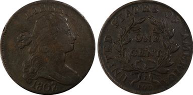 1807/6 1C Large 7 VF25BN