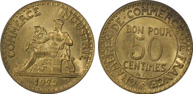 1929 50C Gad-421 MS64