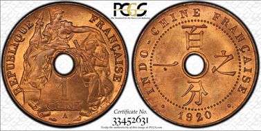 1920-A 1C Lec-80 MS64RB