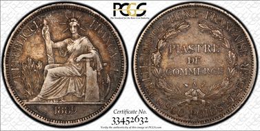 1889-A Piastre Lec-270 XF40