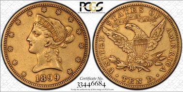 1899 $10 N1