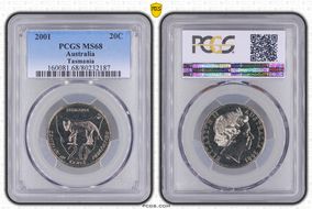 2001 20C Tasmania MS68