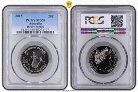 2015 20C Henry Parkes MS68