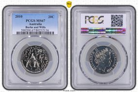 2010 20C Burke and Wills MS67