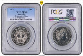 2012 50C Diamond Jubilee MS68