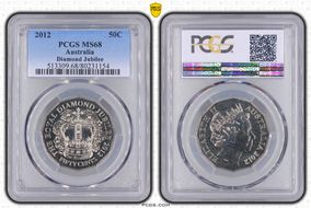 2012 50C Diamond Jubilee MS68