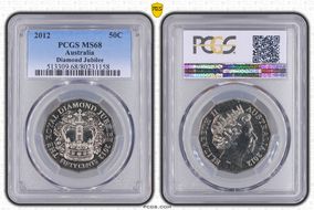 2012 50C Diamond Jubilee MS68
