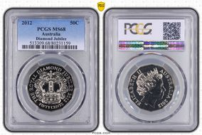2012 50C Diamond Jubilee MS68