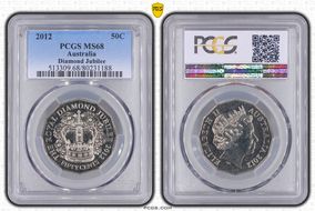 2012 50C Diamond Jubilee MS68