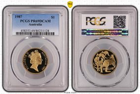 1987 $1 PR69DCAM