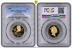 1997 $1 Kingsford Smith PR69DCAM