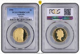 1996 $1 Parkes PR68DCAM