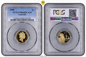 1998 $2 PR69DCAM