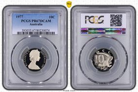1977 10C PR67DCAM