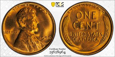 1940 1C MS67+ RD