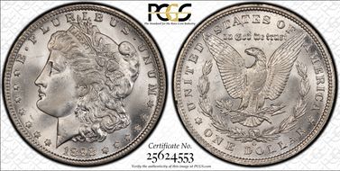 1892-O $1 MS64+ 