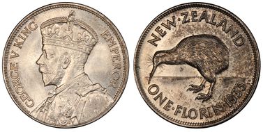1933 Florin MS65