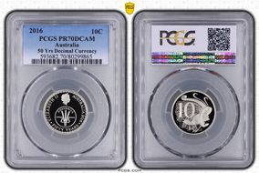 2016 10C 50 Yrs Decimal Currency PR70DCAM