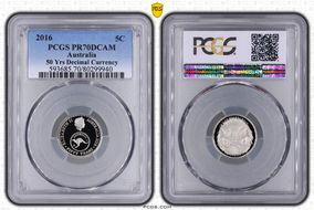 2016 5C 50 Yrs Decimal Currency PR70DCAM