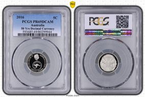 2016 5C 50 Yrs Decimal Currency PR69DCAM