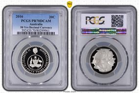 2016 20C 50 Yrs Decimal Currency PR70DCAM