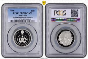 2016 20C 50 Yrs Decimal Currency PR70DCAM