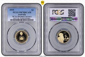2016 $2 50 Yrs Decimal Currency PR70DCAM
