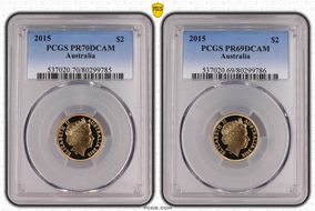 2015 $2 PR70DCAM