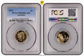 2015 $2 PR69DCAM