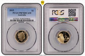 2015 $2 PR70DCAM