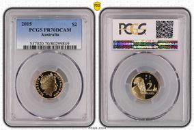 2015 $2 PR70DCAM