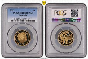2012 $1 PR69DCAM