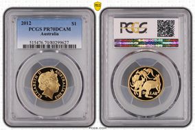 2012 $1 PR70DCAM