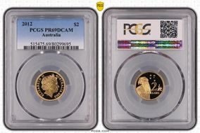 2012 $2 PR69DCAM