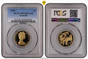 1984 $1 PR70DCAM