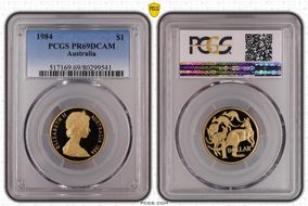 1984 $1 PR69DCAM