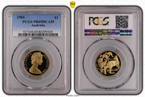 1984 $1 PR69DCAM