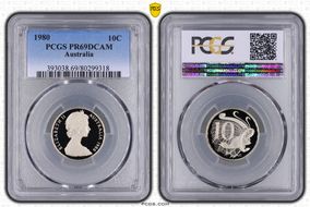 1980 10C PR69DCAM