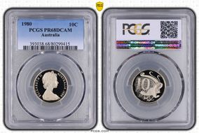 1980 10C PR68DCAM