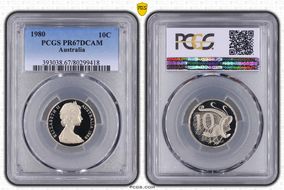 1980 10C PR67DCAM