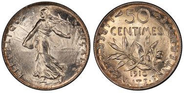 1910 50C Gad-420 F-190 MS65