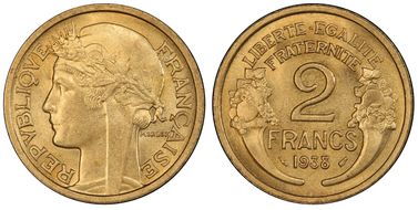 1938 2 Fr Gad-535 F-268 MS66