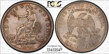 1878-S T$1 Trade MS61