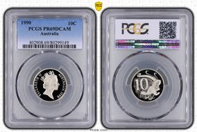 1990 10C PR69DCAM