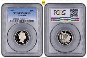 1992 10C PR70DCAM