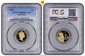 1992 $2 PR69DCAM
