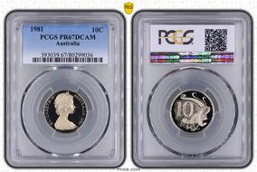 1981 10C PR67DCAM