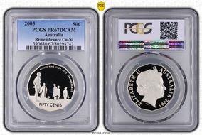 2005 50C Remembrance PR67DCAM
